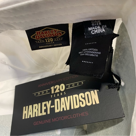 Harley-Davidson 120th Anniversary Speedbird Cap Women's 97757-23VW White Maroon - Picture 7 of 8